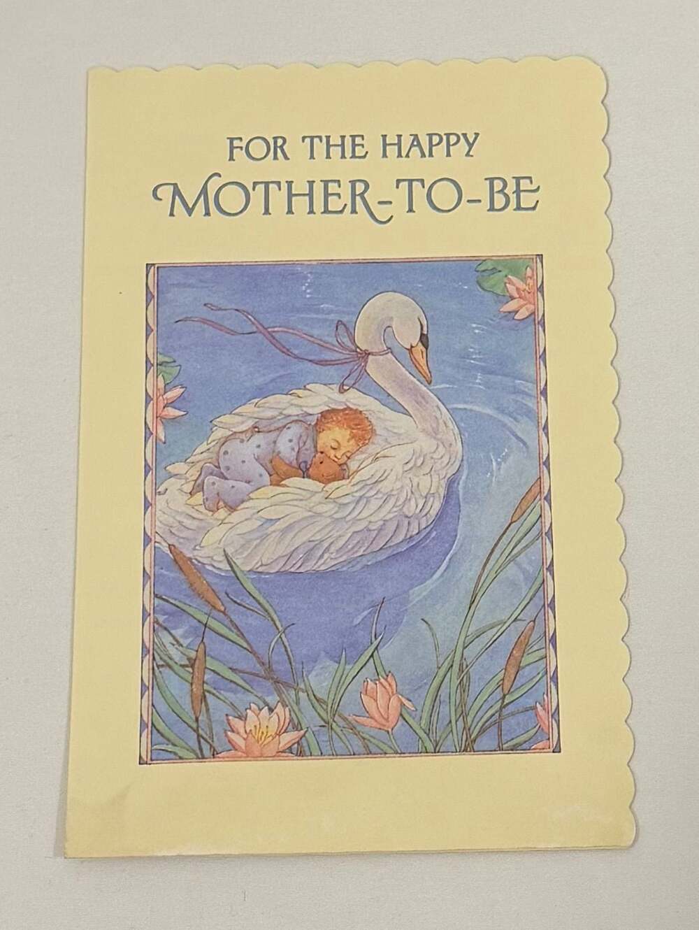 Vintage American Greetings Baby Shower Cards Lot of 8 with Envelopes